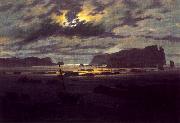 Caspar David Friedrich Northern Sea in the Moonlight France oil painting artist